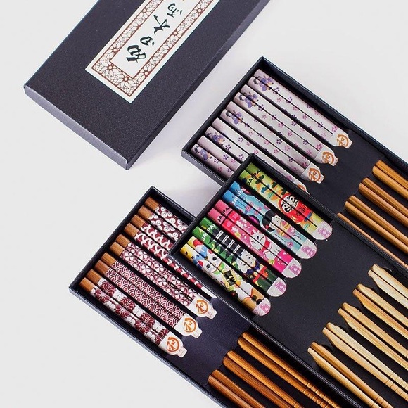 Other - Decorative Japanese Chopstick Set - Multicolor Patterns. Gorgeous & pretty.